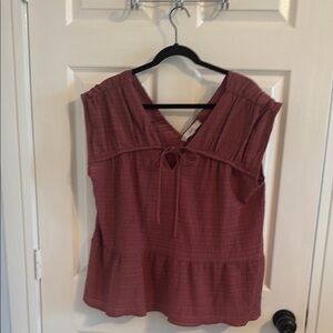 Loft Women's Mauve Top